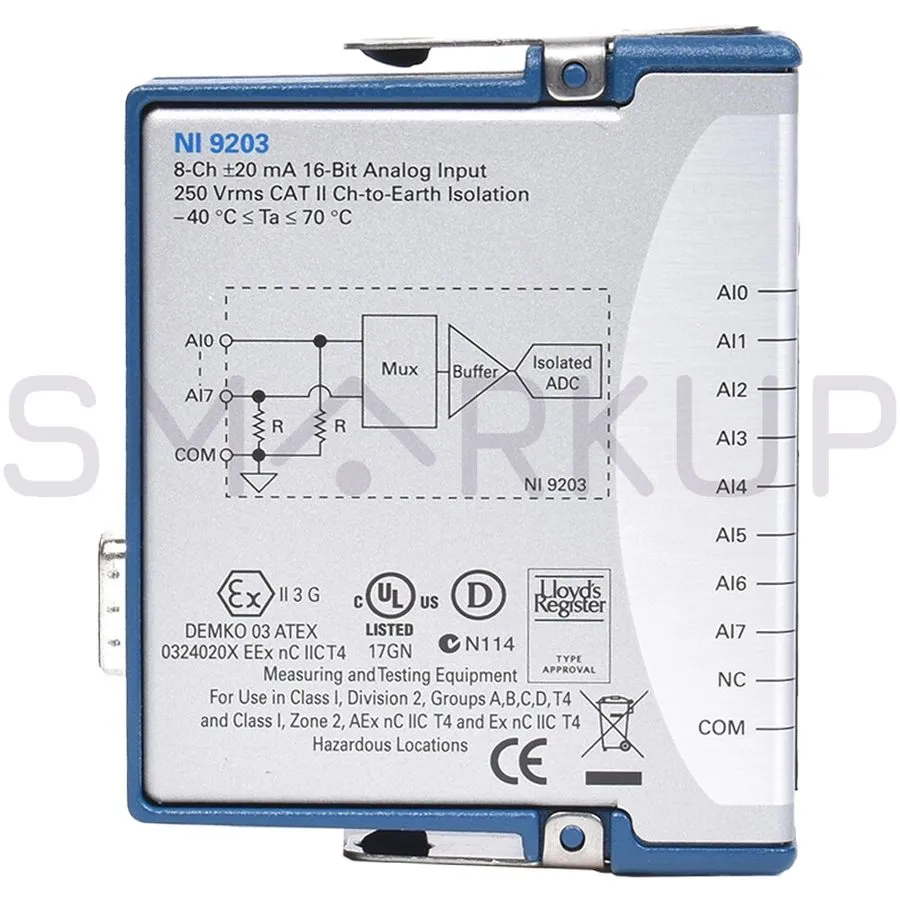 Модуль ввода-вывода National Instruments NI-9203 C Series Current Input Module