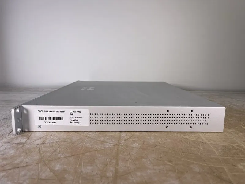 Коммутатор Cisco Meraki MS210-48FP 48-Port Gigabit PoE+ Cloud Switch 740W Budget — фото лота 4