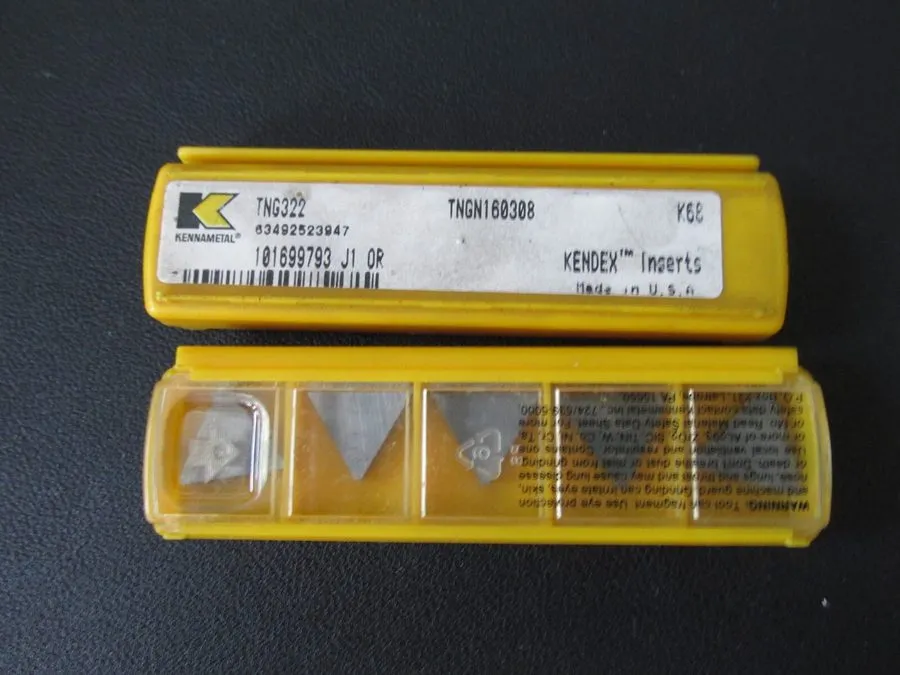 Режущий инструмент Kennametal TNG 322 TNGN160308 K68 Carbide Insert, 5pk — фото лота 1