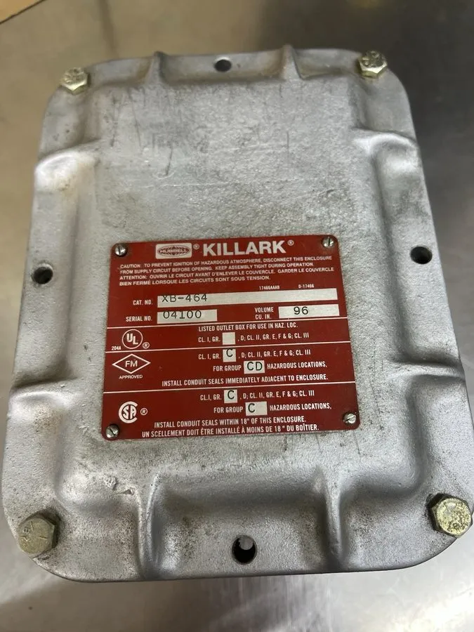 Монтажный шкаф Hubbell Killark Explosion Proof Enclosure 0549525B XB-464