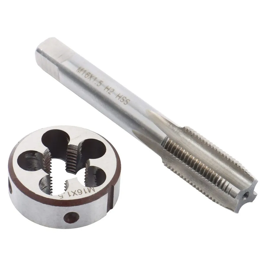 Режущий инструмент M16 x 1.5 Metric Tap & Die Set Right Hand M16x1.5 Thread Tap