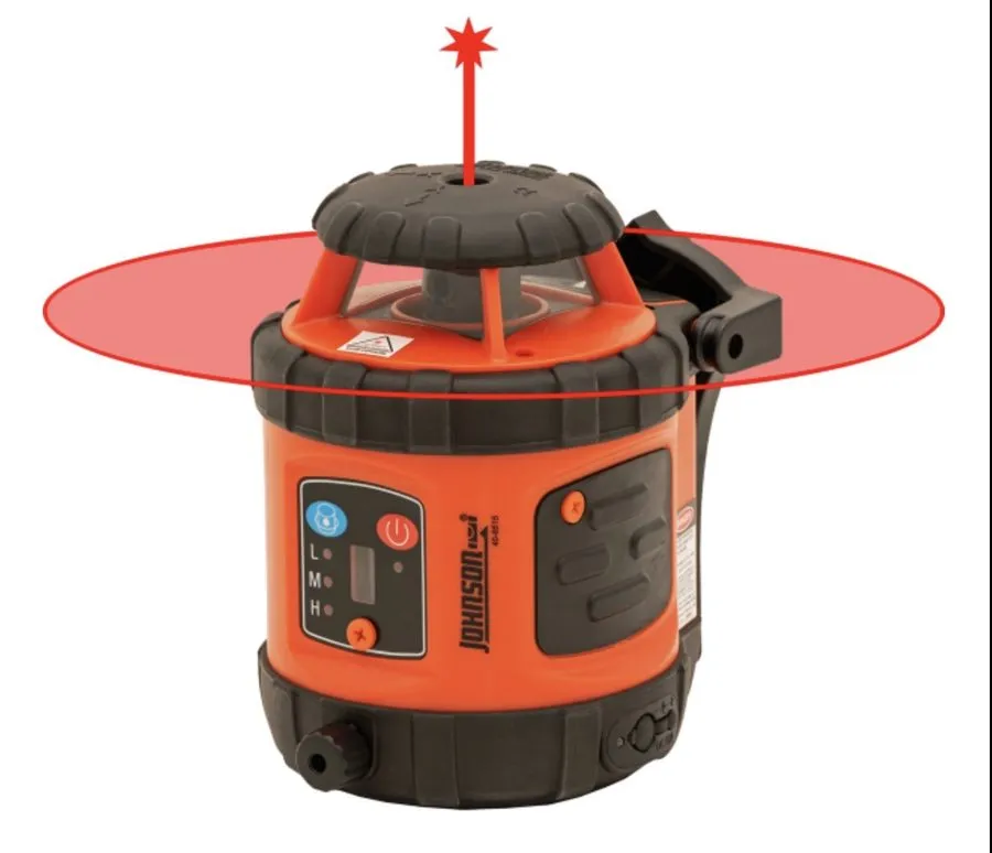 Нивелир Johnson 40-6515 Rotary Laser Level 40-6705 Detector Receiver