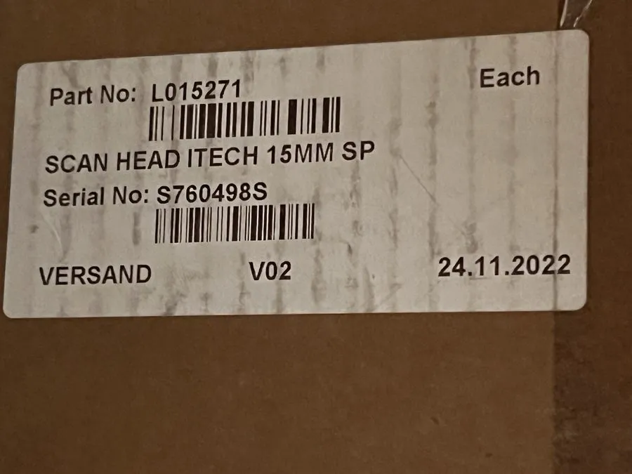 Оборудование ЧПУ Domino Scan-Head I-Tech 15mm Laser L015271 — фото лота 1