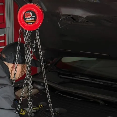 Таль TR9010-7 Hand Chain Hoist: 2 Heavy Duty Hooks, Manual Chain Fall — фото лота 1