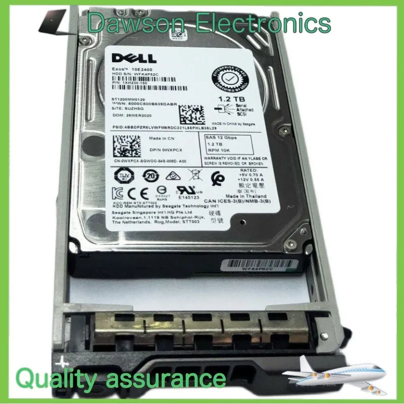 Сервер 0WXPCX Dell POWEREDGE WXPCX 1.2TB 10K RPM 12Gb/s 2.5" SAS SERVER HDD Hard