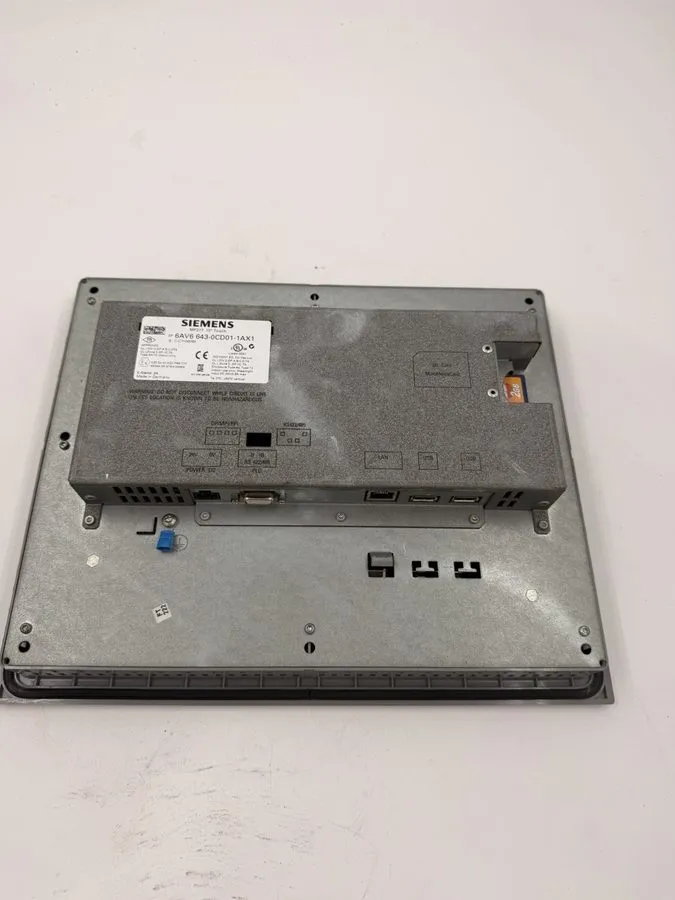 Панель оператора Siemens HMI 6AV6643-0CD01-1AX1 TOUCH PANEL SCREEN — фото лота 1