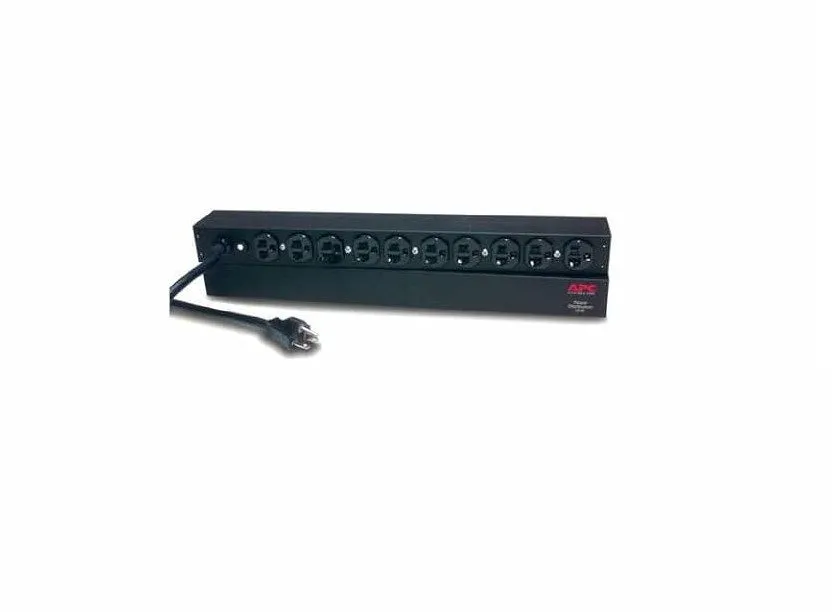 Блок розеток PDU APC AP9563 Basic Rack PDU 1U 2400VA 20A 120V, Output: 5-20R