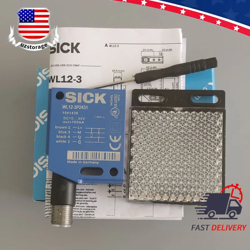 Фотоэлектрический датчик SICK WL12-3P2431 W12-3 Retroreflective Photoelectric Se