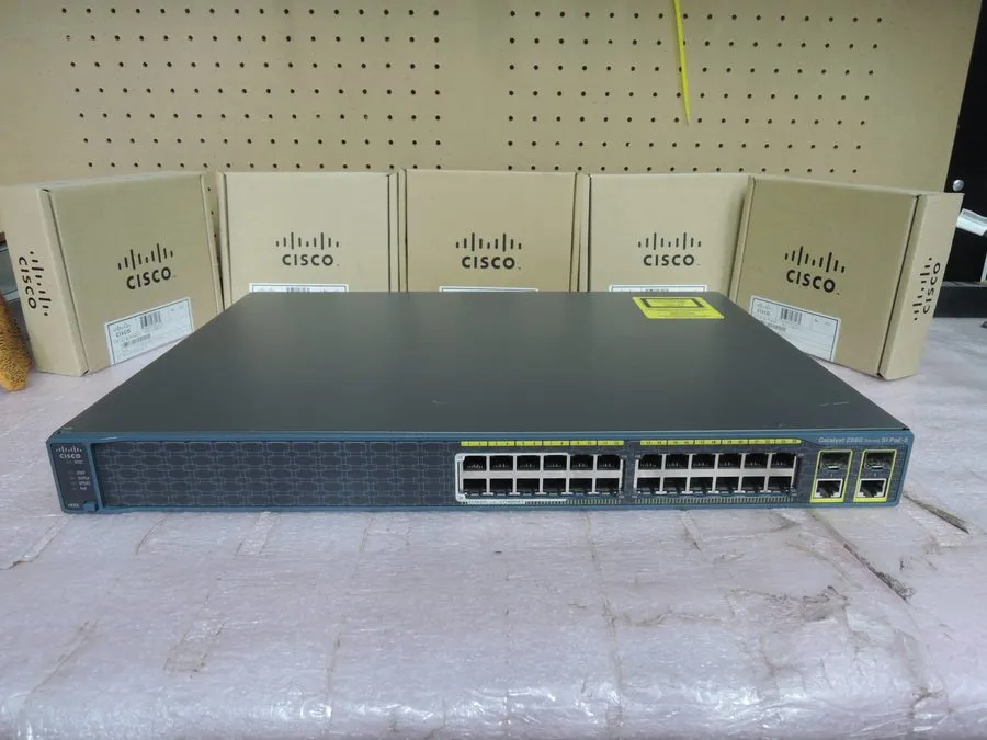Коммутатор Cisco WS-C2960-24LC-S 2960 24 port netwrok switch, 90 Da Warty Real t