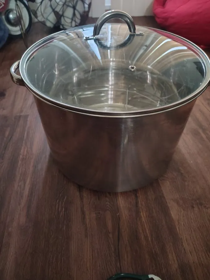 Водяная баня Canning Set 16.5QT Water Bath Canning Pot Canning Supplies Starter — фото лота 1