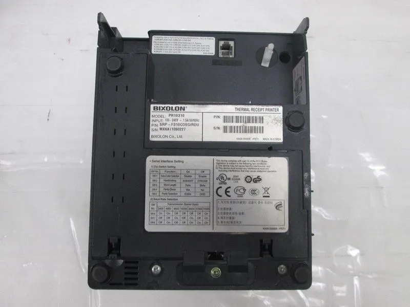 Принтер чеков RADIANT SYSTEMS BIXOLON PR10310 THERMAL RECEIPT PRINTER — фото лота 4