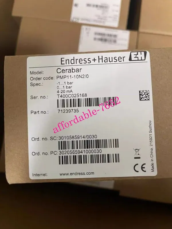 Датчик давления Endress+Hauser PMP11-10N2/0 Pressure Transmitter