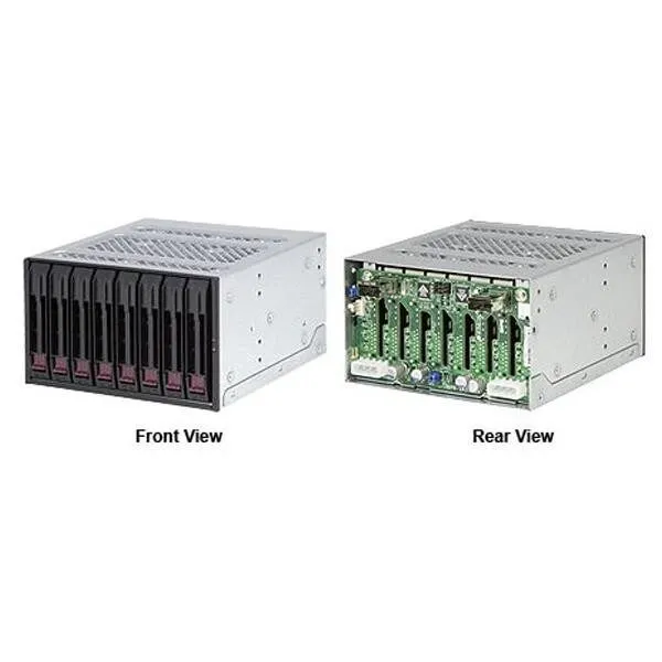Сервер Supermicro CSE-M28SAB- SAS/SATA Mobile Rack Hot-swap Overheat LED and Ala — фото лота 1