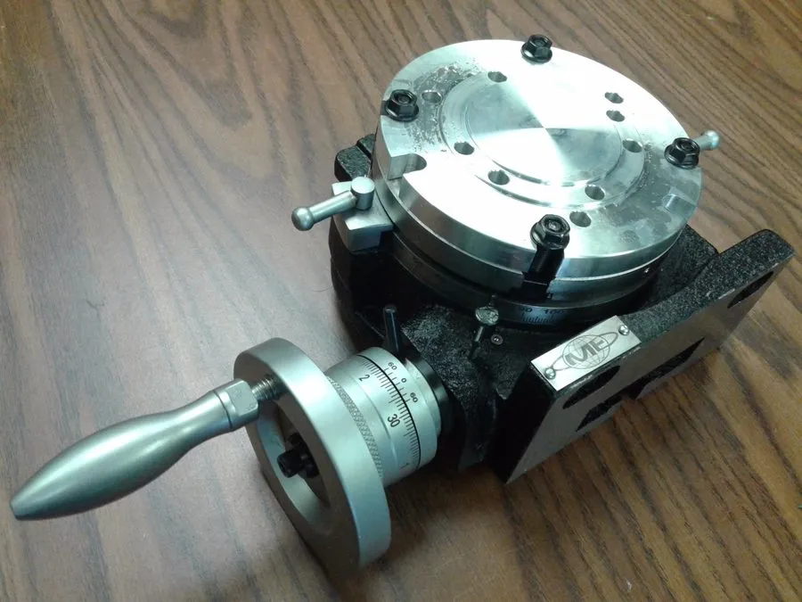 Поворотный стол 6" HORIZONTAL & VERTICAL ROTARY TABLE w. centering base adapter  — фото лота 2
