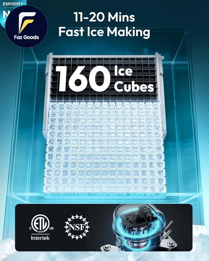 Льдогенератор Commercial Ice Maker Machine 400Lbs/24H,Etl Approval Ice Machine 2