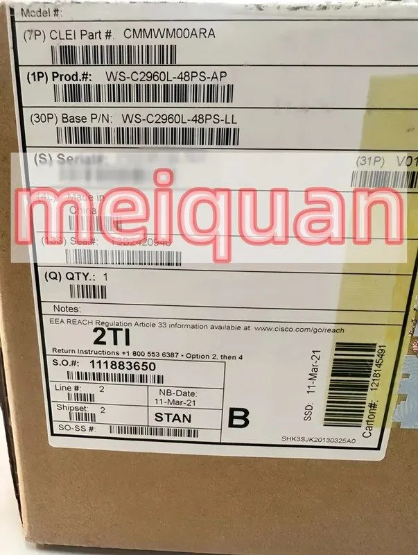 Коммутатор Cisco WS-C2960L-48PS-AP Switch