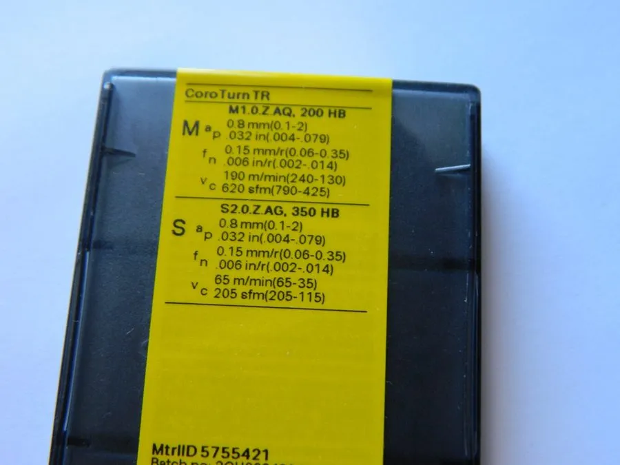 Режущий инструмент SANDVIK COROMANT TR-VB1304-F 1115 Carbide Turning Insert