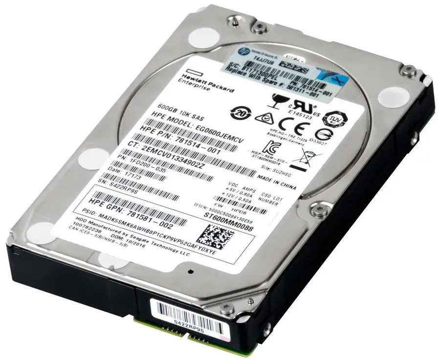 Жёсткий диск Dell R95FV 0R95FV 600GB 10K 12Gb/s 2.5" SAS HDD Hard Drive ST600MM0