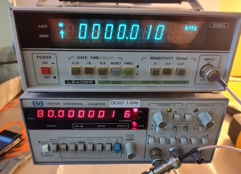 Тестер Leader LDC-822, digital frequency counter, 10Hz/80 MHz