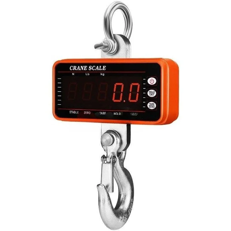 Весы Digital Crane Scale, 2200 lbs/1000 kg, Industrial Heavy Duty Hanging Scale