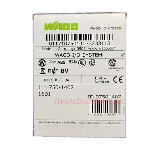 Модуль ввода-вывода WAGO 750-1407 Module IN BOX