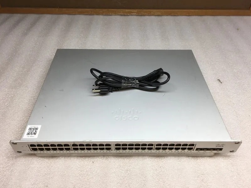 Коммутатор Cisco Meraki MS220-48LP 48 Ports 370W POE Ethernet 4xSFP Switch UNCLA — фото лота 1