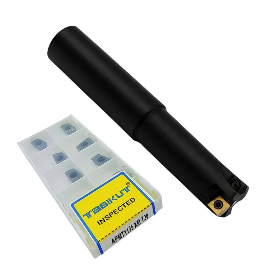 Режущий инструмент Indexable Endmill 32MM 4 Pocket + APMT1135 Carbide Inserts Fr