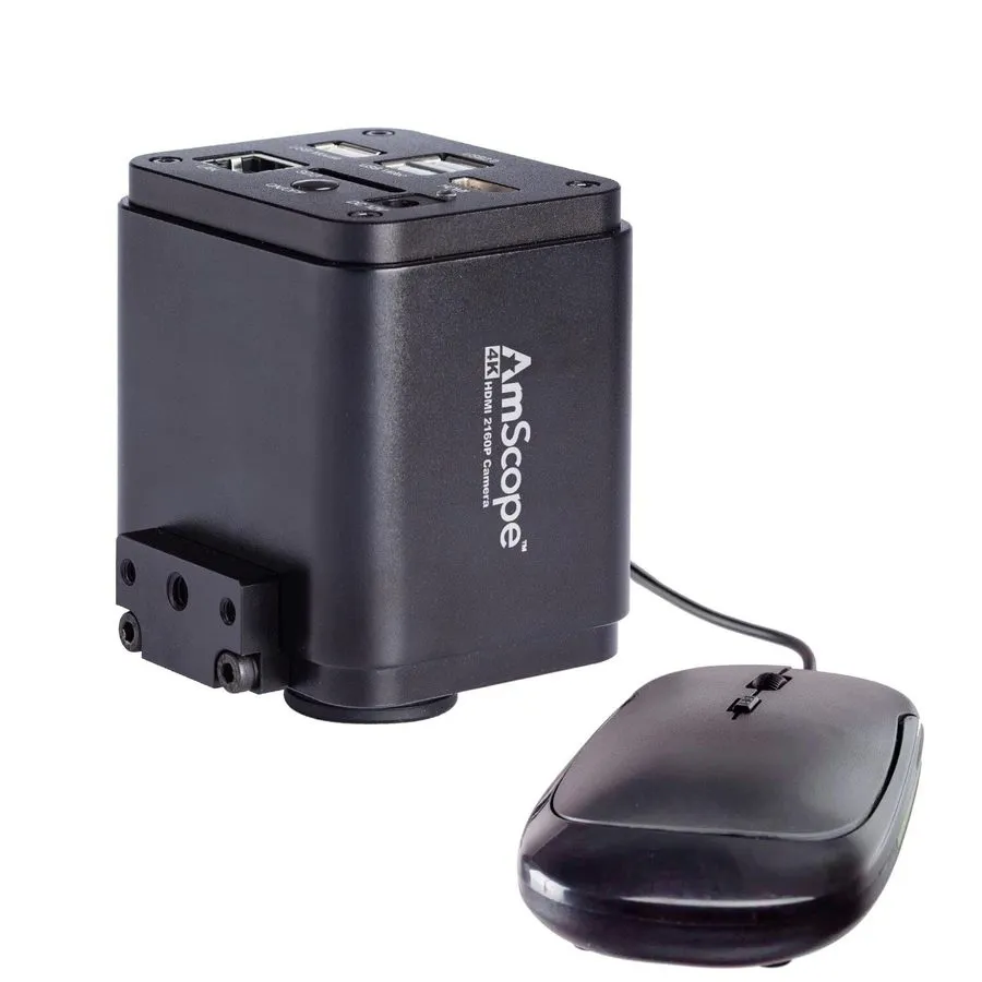 Микроскоп AmScope 3.5-45X Trinocular Stereo Boom Microscope+Back-Lit 8MP HDMI/Wi
