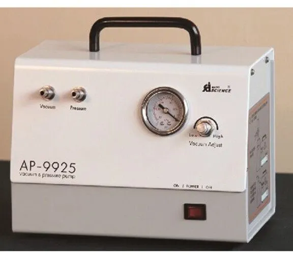 Насос 220V Handheld Lab Oil Free Diaphragm Vacuum Pump Ap-9925 25L/M Pressure Ad