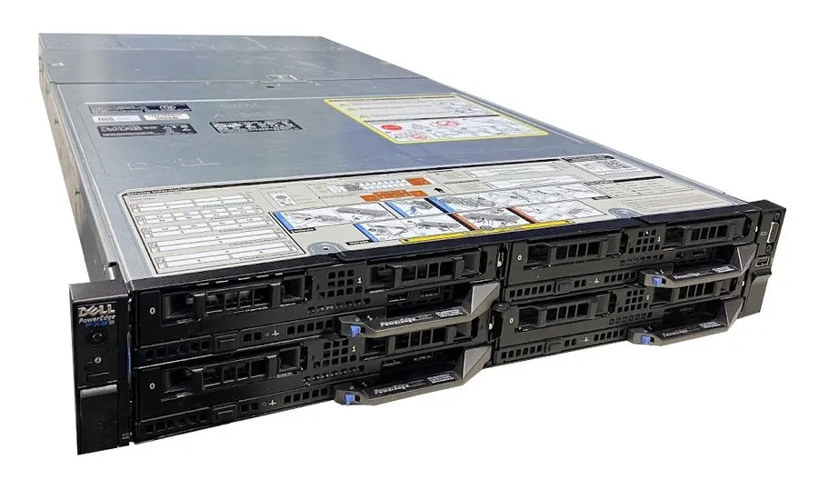 Сервер Dell FX2s w/ 4x FC630 Blade Servers 2x 1600w PSU 2x FN2210S CTO No CPU No