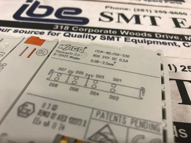 Модуль ввода-вывода WAGO 8-Channel Output Module 24VDC 750-530