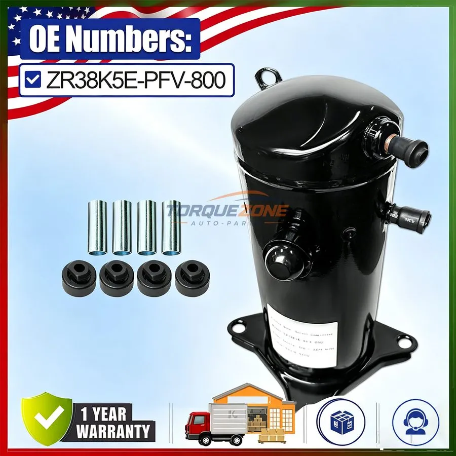 Компрессор Compressor/ Copeland ZR38K5E-PFV-800 Scroll/ HP 3-4.25/ 208-230V, 1 P