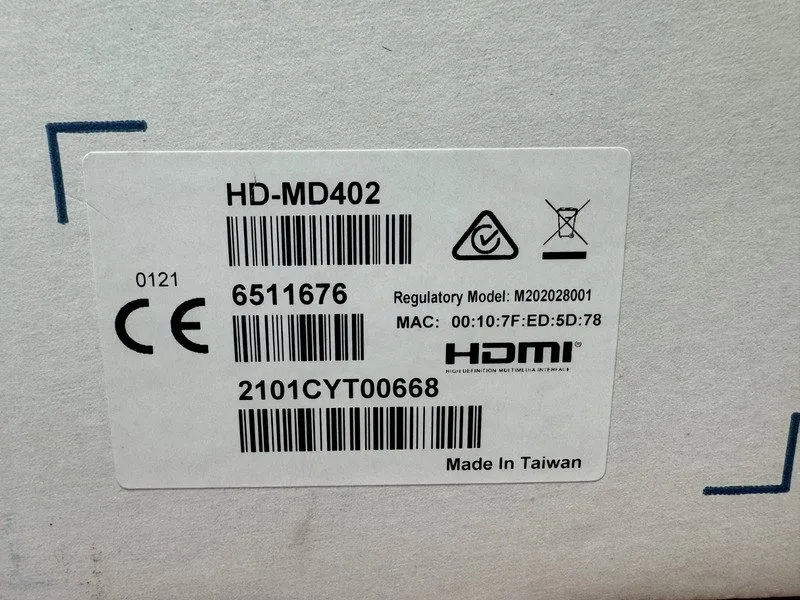 Видеокоммутатор CRESTRON HD-MD402 4x2 4K60 4:2:0 4K AV SWITCHER