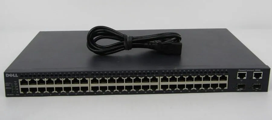 Коммутатор Dell PowerConnect 3048 48-Port Fast 10/100 Ethernet Managed Switch — фото лота 1
