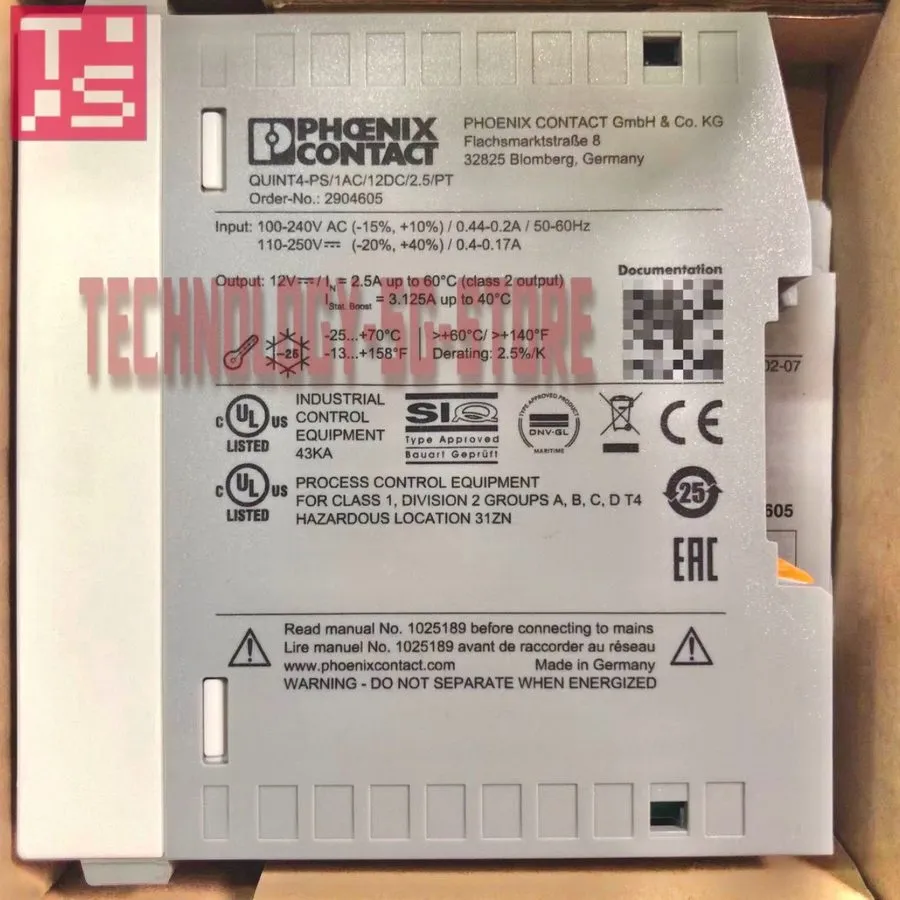Блок питания Phoenix Contact Quint4-PS/1AC/12DC/2.5/PT Power Supply 2904605