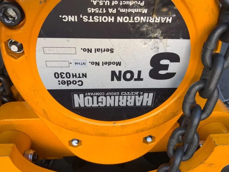 Таль Harrington G-Nth030-10 Manual Chain Hoist, 6000 Lb., 10 Ft. Lift