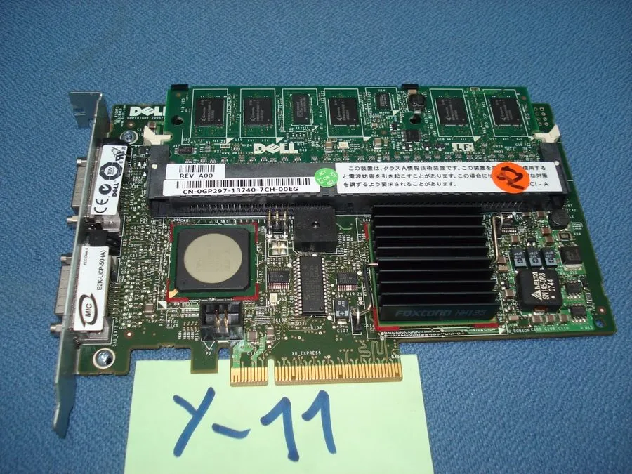 Контроллер Dell 0gp297 gp297 perc 50 SAS Raid Controller PCI-e Card