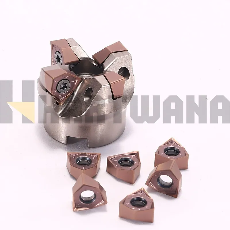 Режущий инструмент Indexable Face End Mill 50mm 4 Flutes Carbide Milling Inserts