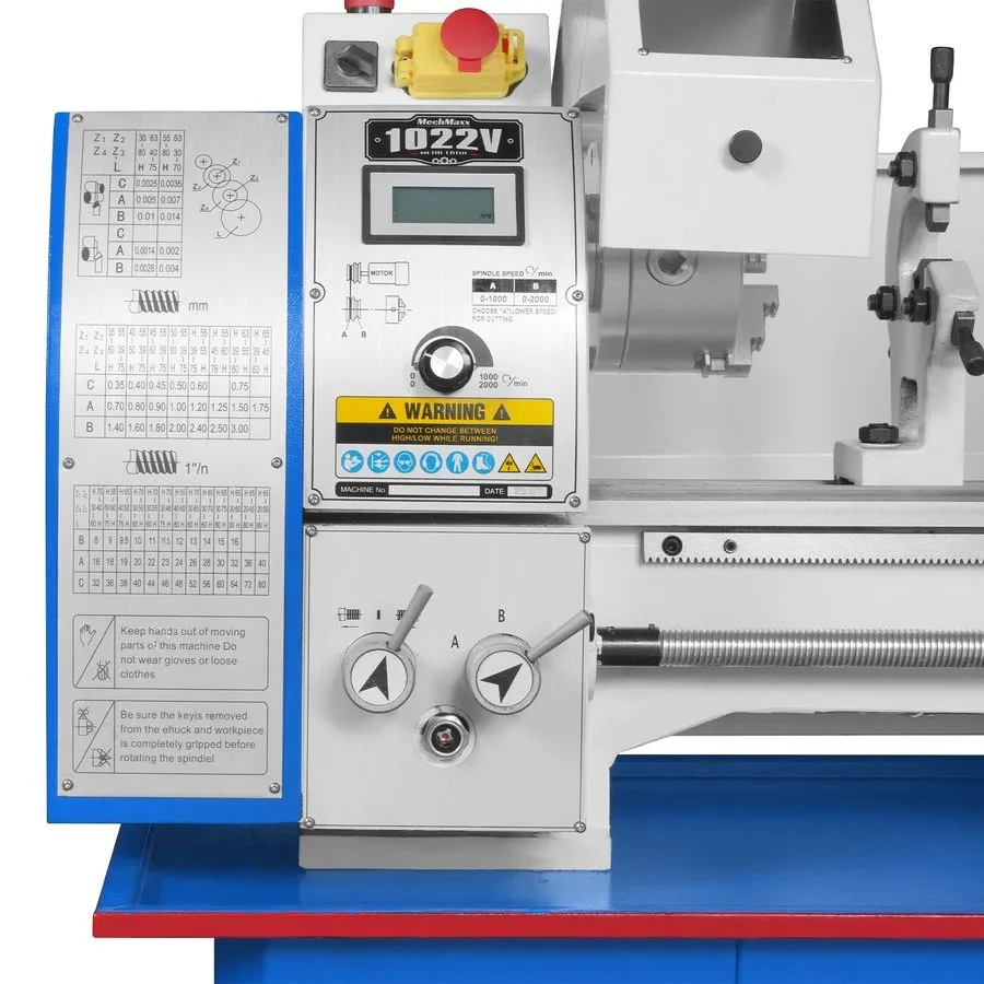 Оборудование ЧПУ 110V 1.5HP 10x22in Metal Lathe Machine with DRO,0-2000 RPM Vari — фото лота 2