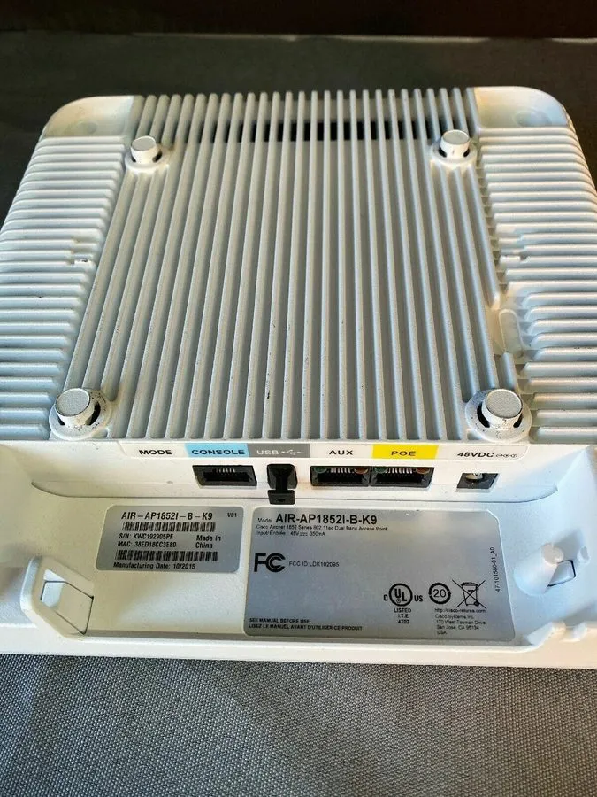 Точка доступа Wi-Fi Cisco AIR-AP1852I-B-K9 Aironet 1852i WiFi Access Point 802.1