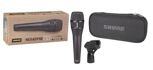 Микрофон SHURE Dynamic Microphone NEXADYNE8/S NXN8/SJ: Supercardioid Unidirectio — фото лота 1