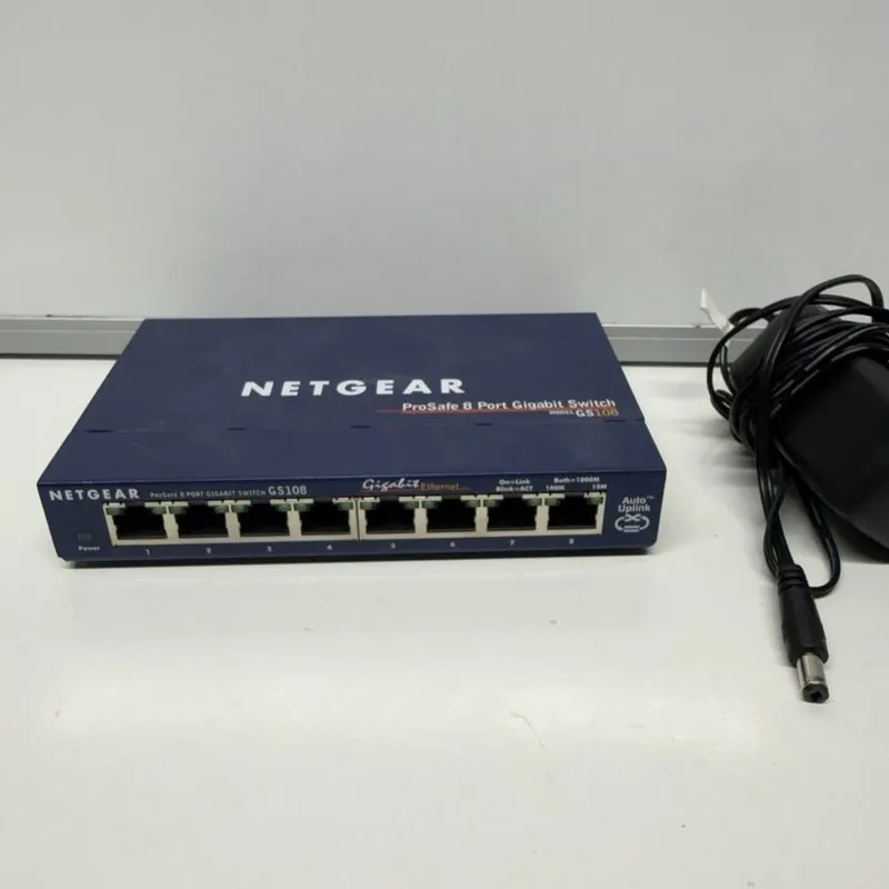 Коммутатор Netgear ProSAFE GS108E v2 Plus 8-Port Gigbit Ethernet Switch