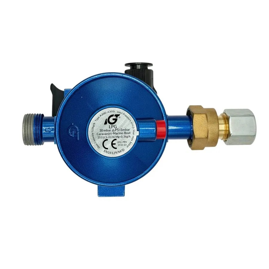 Трубопроводная арматура Gas Pressure Regulator 30mbar M20x1.5 8mm Wall Passage C
