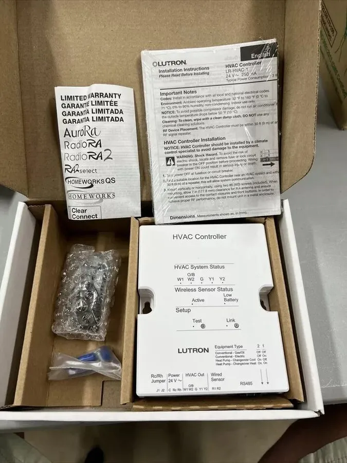 Контроллер LUTRON LR-HVAC-1-WH HVAC Controller Comfort Controls