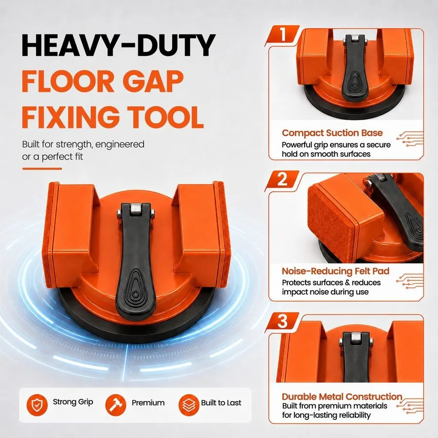 Ремкомплект Floor Gap Fixer Tool Double 45° Suction Cup Flooring Repair Kit Pro — фото лота 2