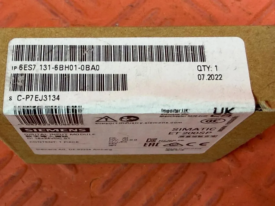 Модуль ввода-вывода Siemens Simatic ET 200SP /6ES7 131-6BH01-0BA0 / DI 16 24VDC — фото лота 2