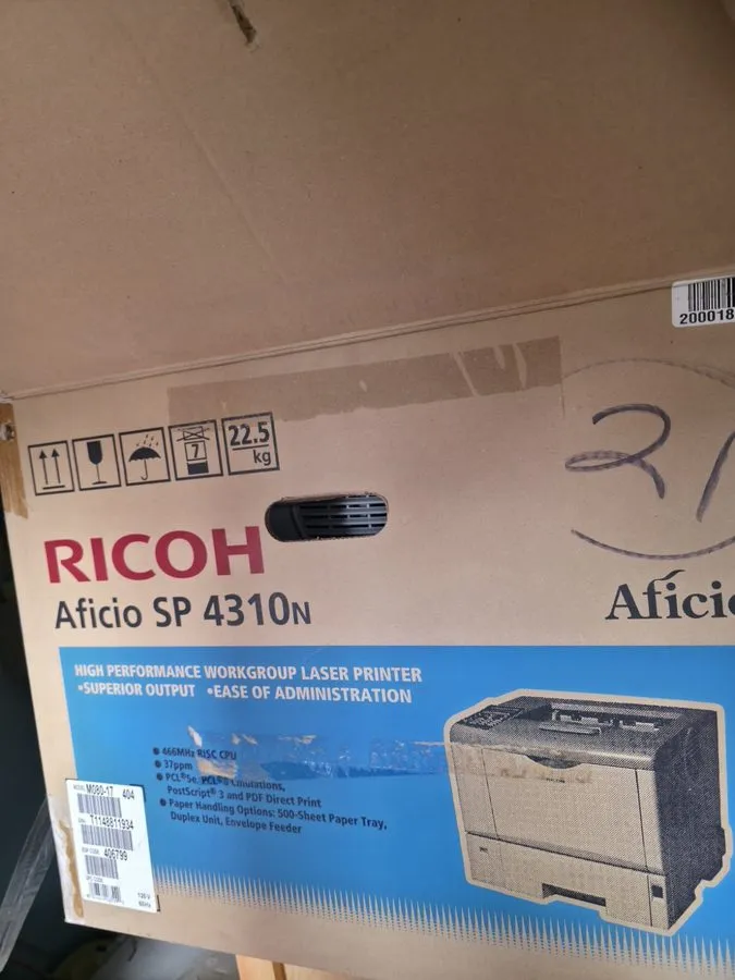 Лазерный принтер Ricoh Aficio SP4310N Laser Printer-Monochrome