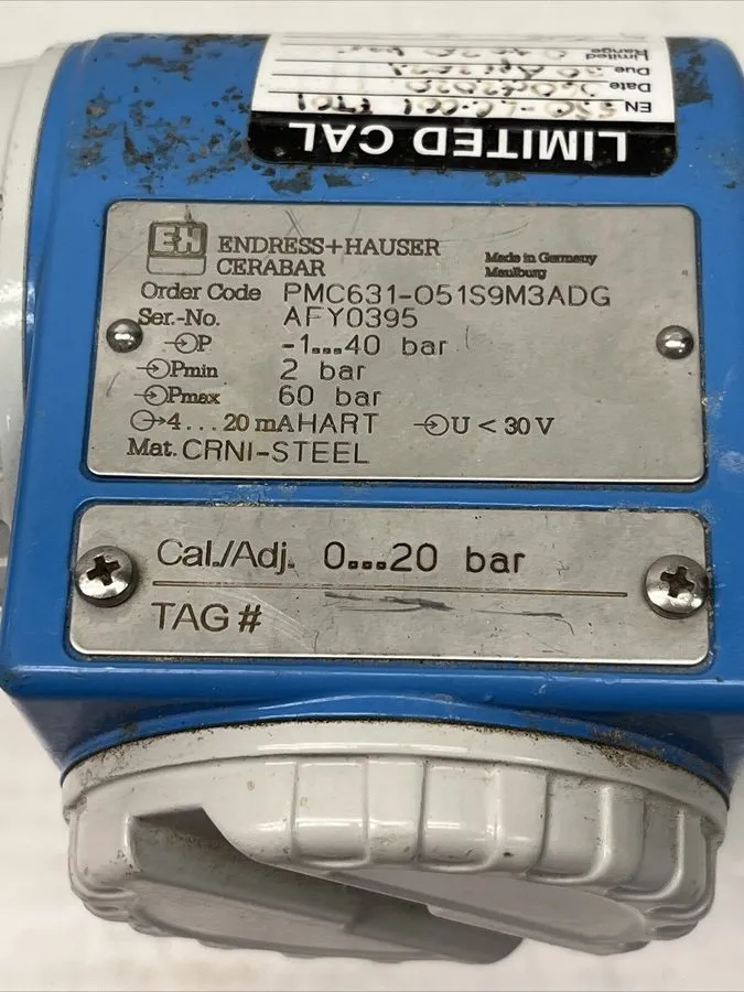 Датчик давления Endress+Hauser PMC631 Cerabar Pressure Transmitter — фото лота 2