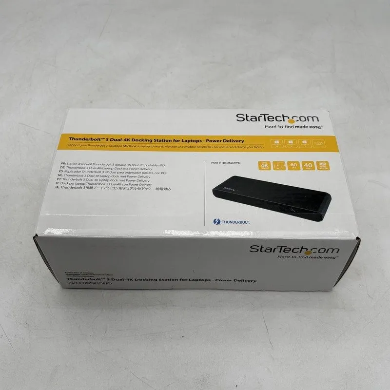 Док-станция Startech Thunderbolt 3 Docking Station TB3DK2DPPD Dual Monitor 4K US
