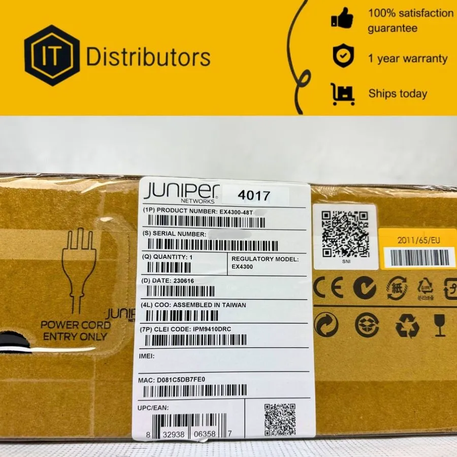 Коммутатор Juniper EX4300-48T